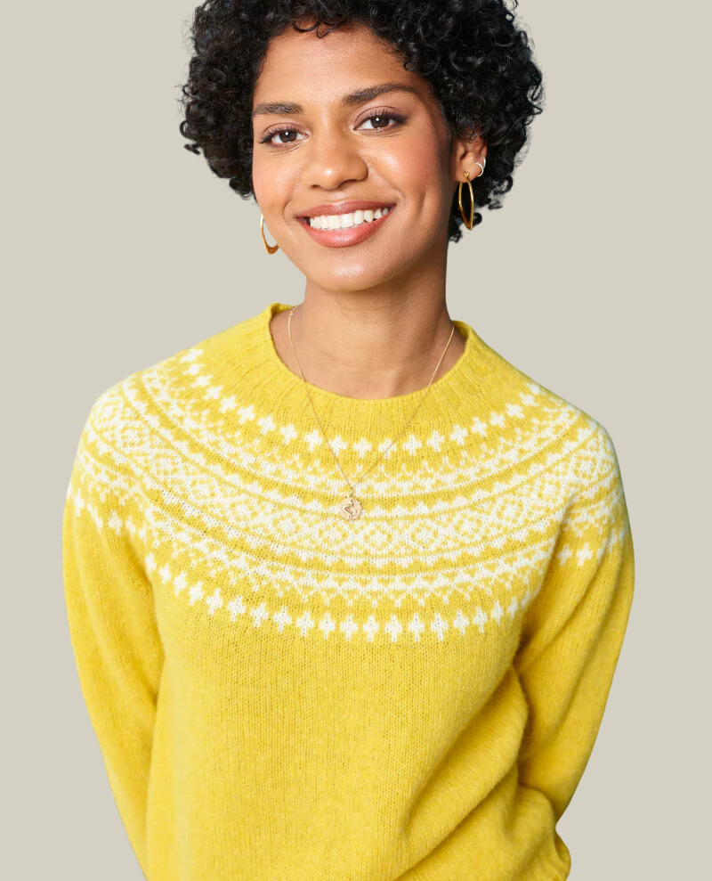 Lowie Snow Yellow Knit