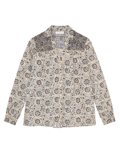 Maison Hotel Phoebe Ice Blue Blouse