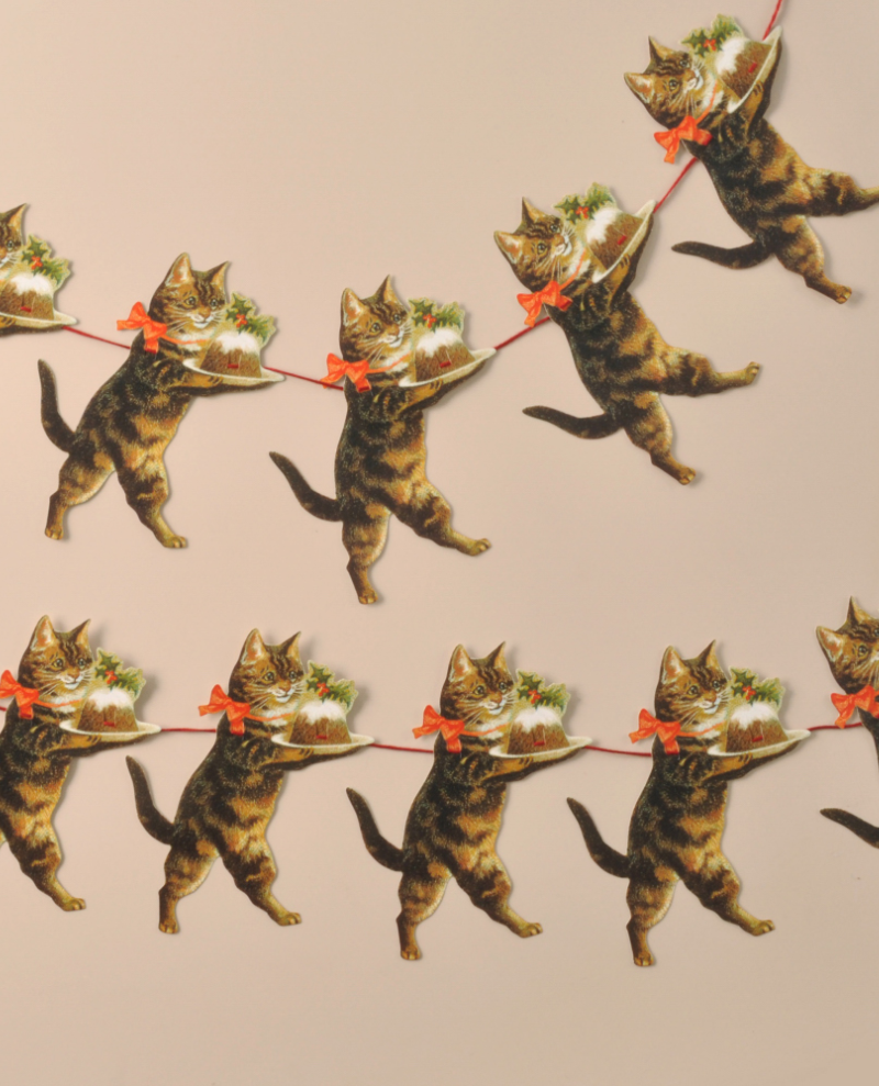 Mamelok Christmas Cat Garland