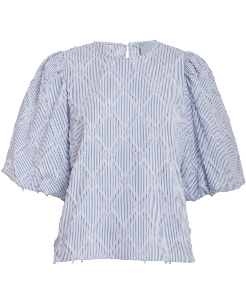 Minus Astra Ice Blue Stripe Blouse