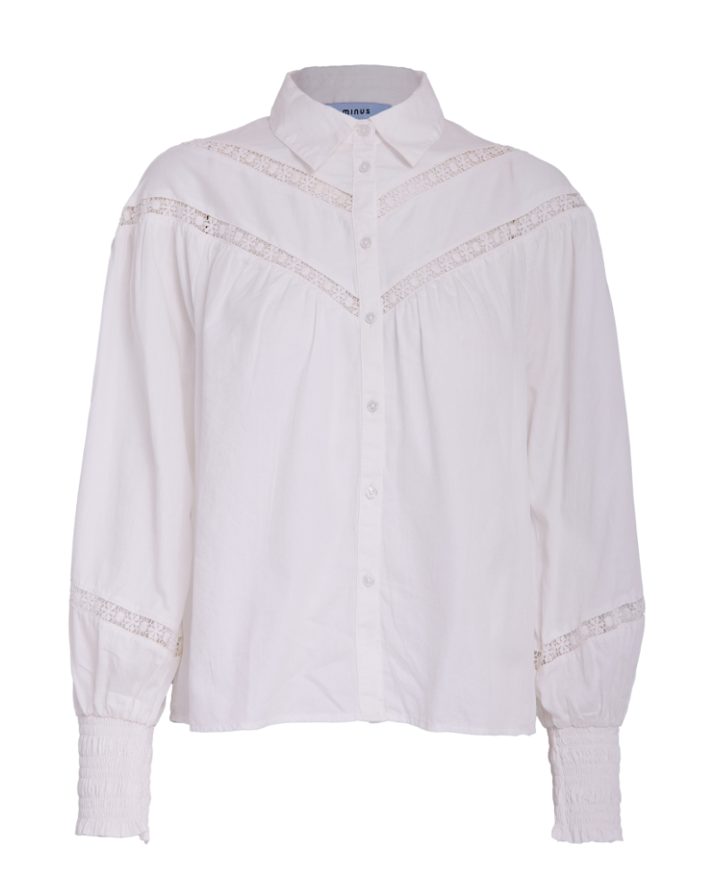 Minus Kristin White Cotton Shirt