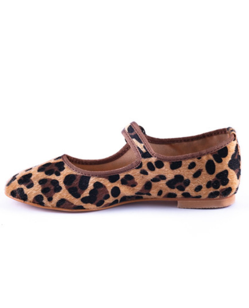 Moi London Leopard Print Mary Jane Shoes