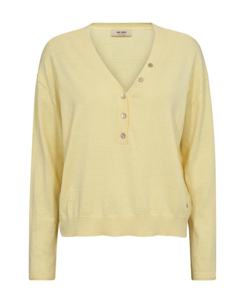 Mos Mosh Chani Vanilla Button Knit