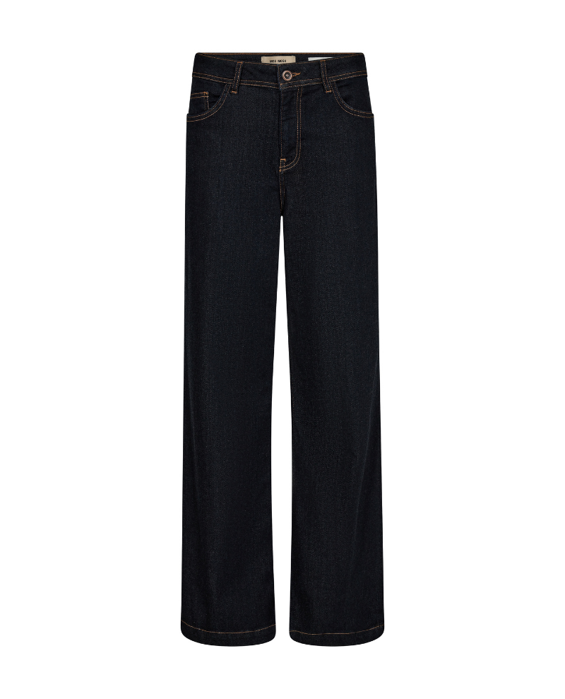 Mos Mosh Dara Deluxe Black Wide Jeans