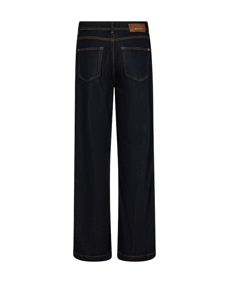 Mos Mosh Dara Deluxe Black Wide Jeans