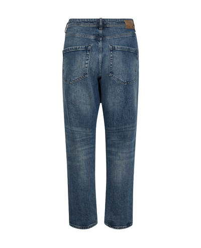 Mos Mosh Elly Galleon Blue Straight Ankle Jeans