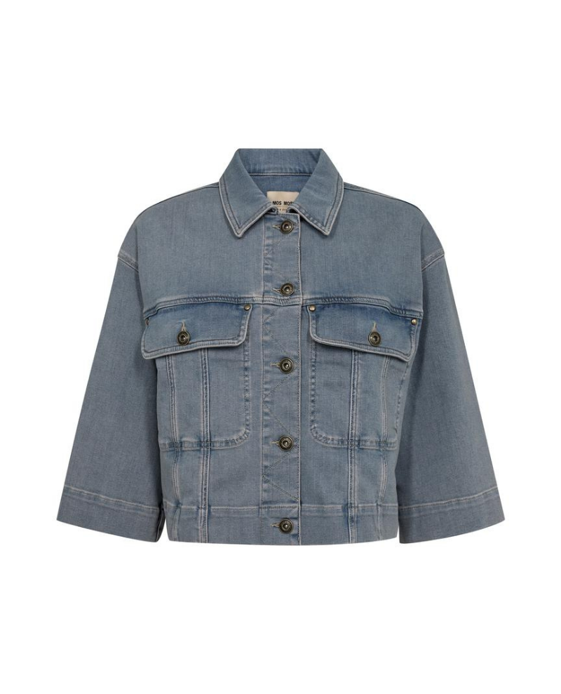 Mos Mosh Penn Ice Blue Denim Jacket