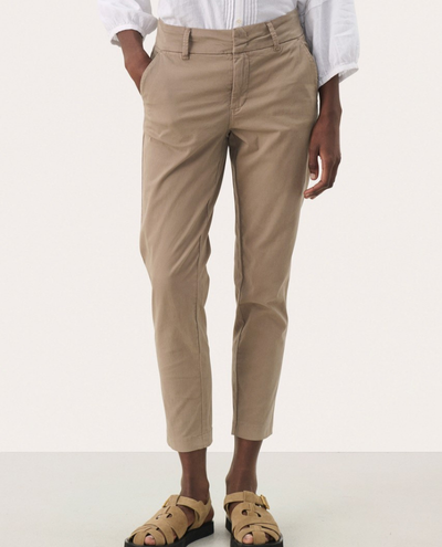 Part Two Soffys Desert Taupe Chino Trousers