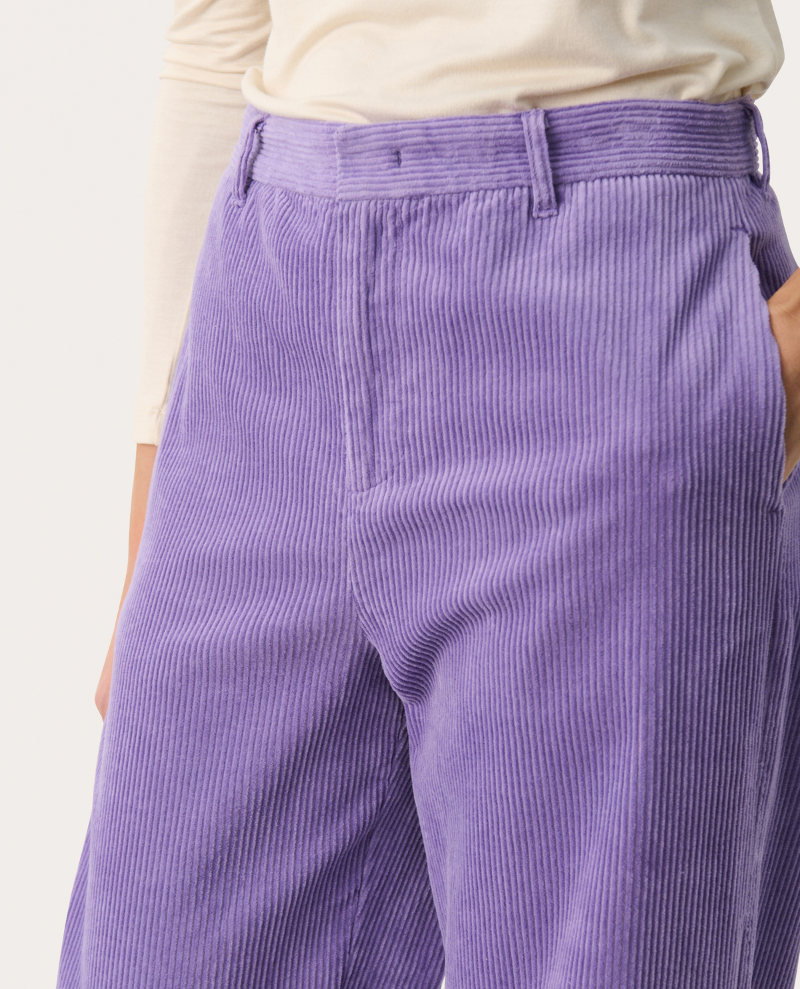 Part Two Clarisse Violet Wide Cord Trousers