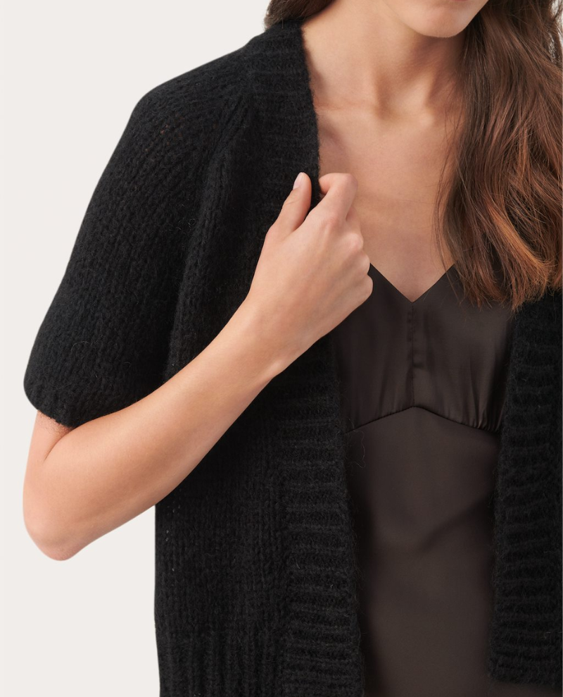 Part Two Diamina Black Cardigan