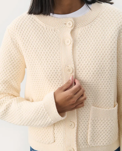 Part Two Elmie Cream Cardigan