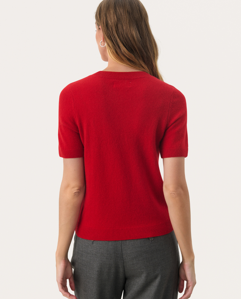 Part Two Everlotta Salsa Red Cashmere Knit