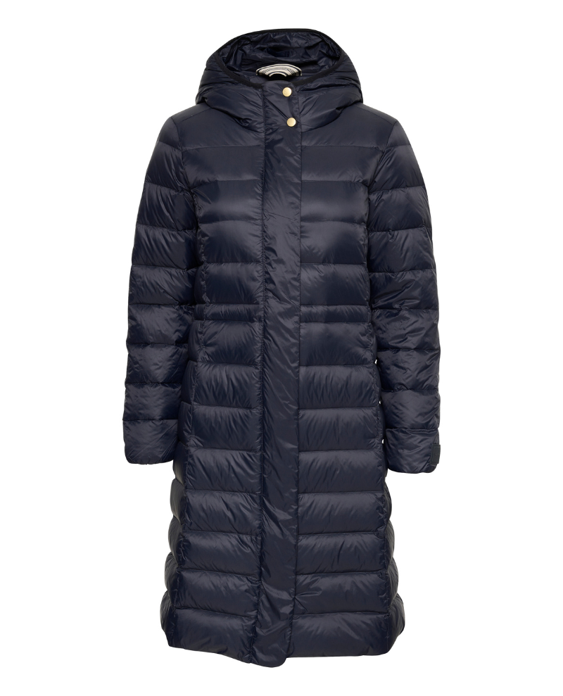 Part Two Lainey Navy Quilted Jacket