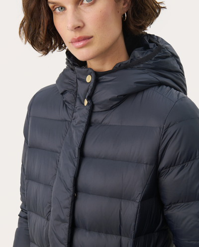 Part Two Lainey Navy Quilted Jacket