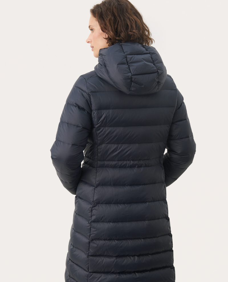 Part Two Lainey Navy Quilted Jacket