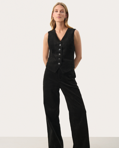 Part Two Linka Black Waistcoat