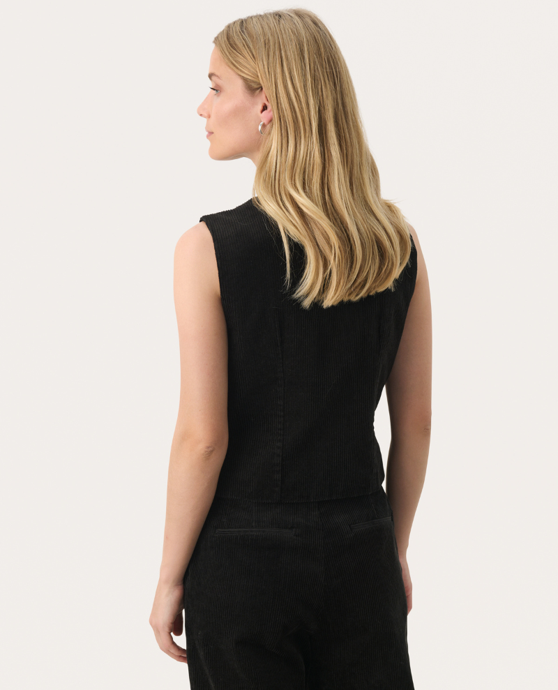 Part Two Linka Black Waistcoat