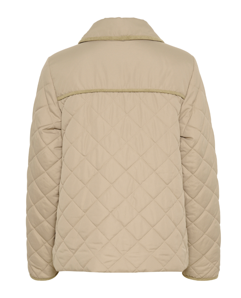 Part Two Naomie Desert Taupe Quilted Jacket