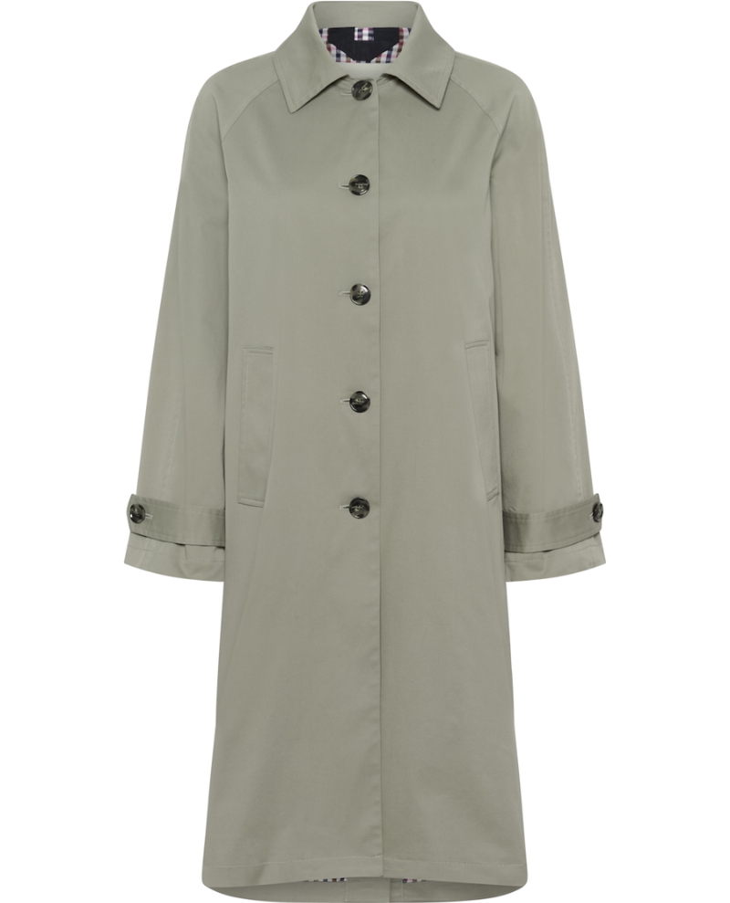 Part Two Natia Vetiver Green Coat