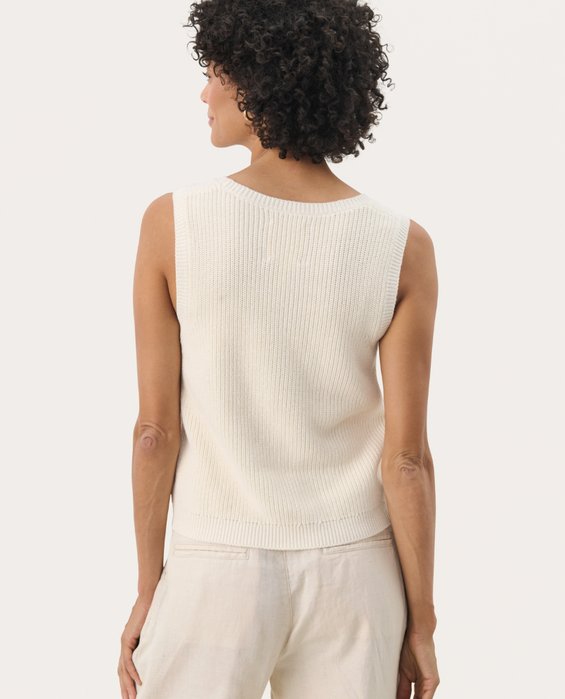 Part Two Nirmala Cream Sweater Vest