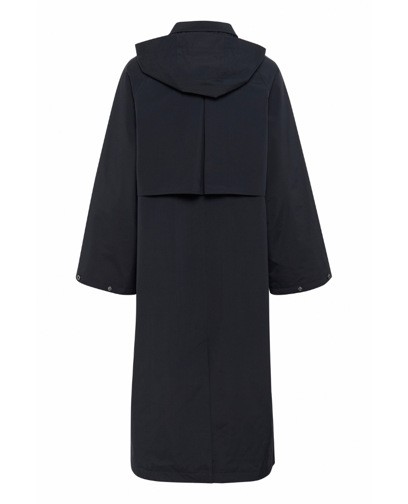 Part Two Noir Dark Navy Long Coat