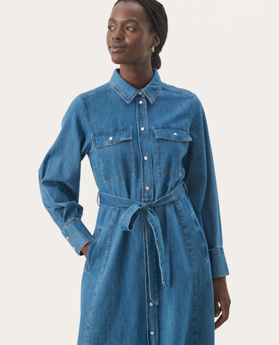 Part Two Polenka Denim Shirt Dress