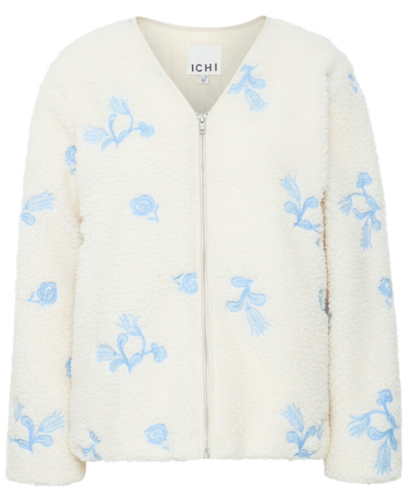 Ichi Gavira Almond Milk Fleece Jacket