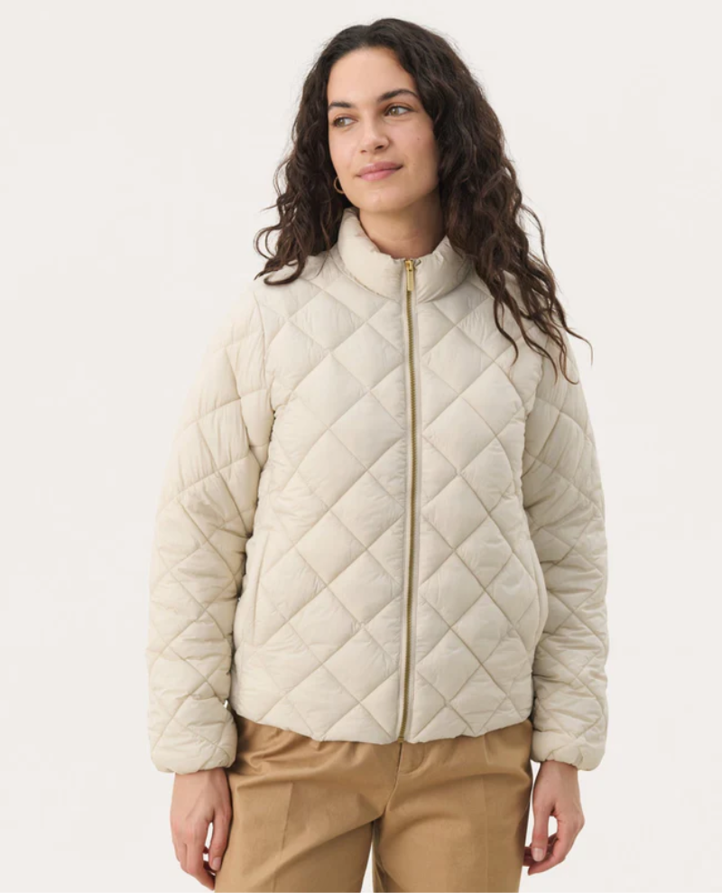 Part Two Olia French Oak Quilted Jacket