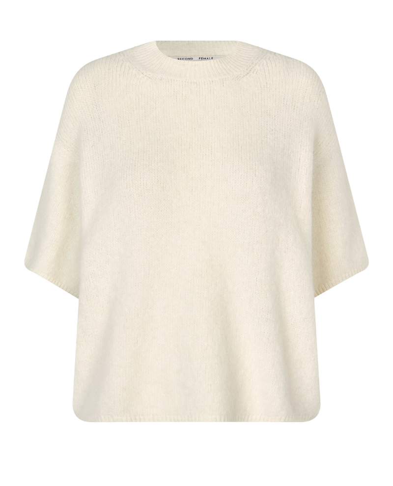 Second Female Wanda Chalk Short Sleeve Knit