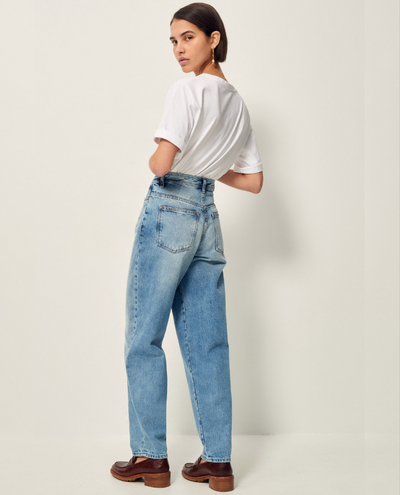 Sessun Baggou Astral Blue Barrel Jeans