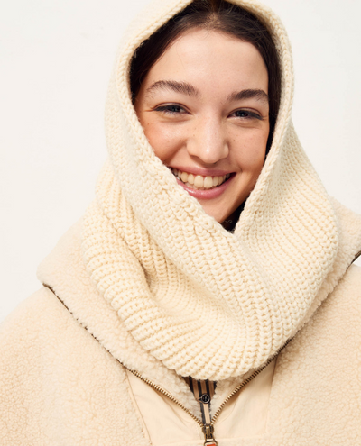 Sessun Cream Balaclava Wool Snood