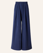 Sessun Ridye Navy Blue Wide Leg Trousers