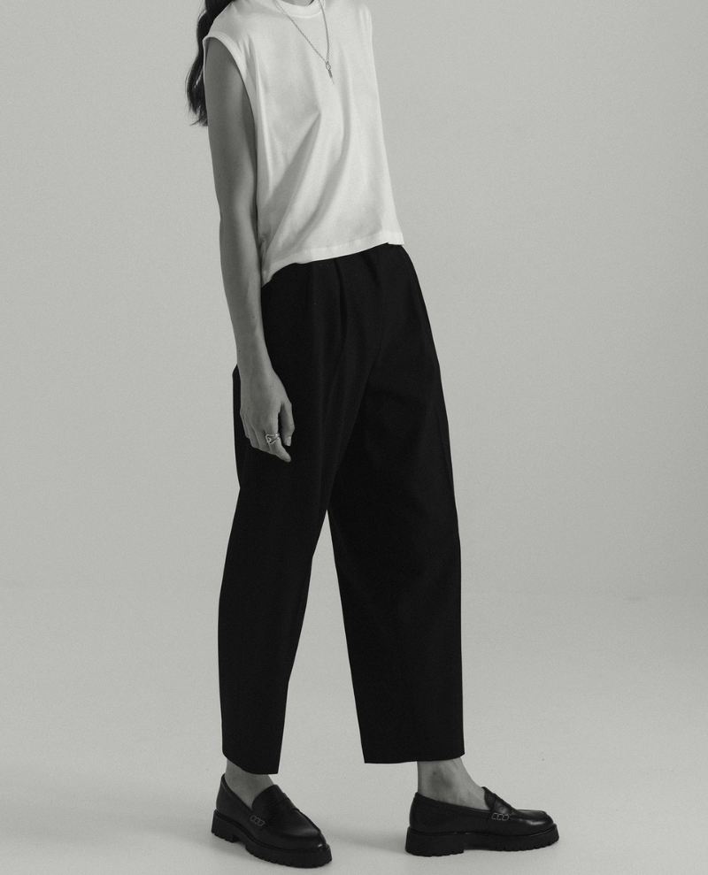 Sessun Trevor Black Tailored Trousers