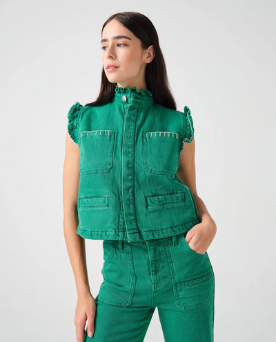 Seventy + Mochi Pablo Jade Green Waistcoat