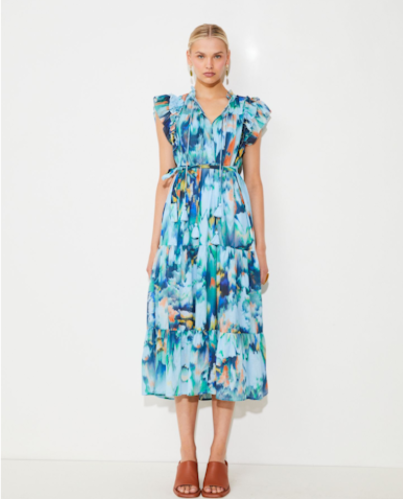 Suncoo Calipso Turquoise Dress