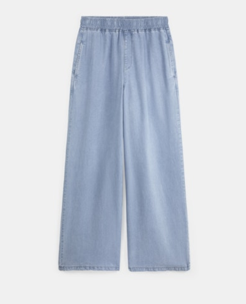 Suncoo Ryan Blue Chambray Trousers