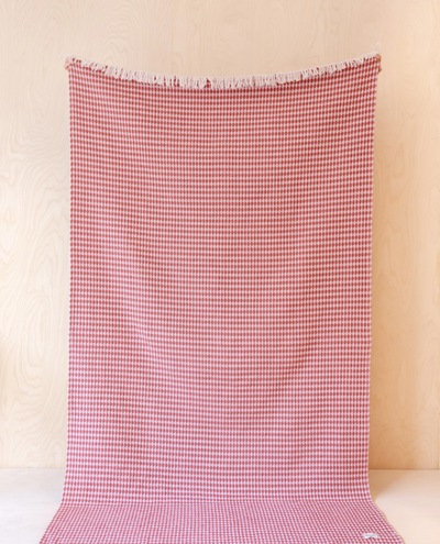 TBCo. Pink Argyle Diamond Cotton Throw