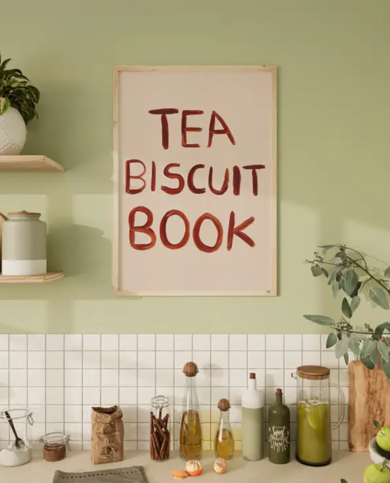 Proper Good Tea Biscuit Book Print