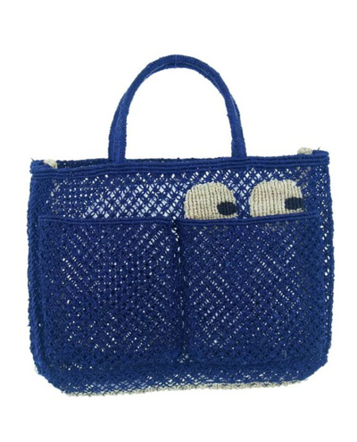 The Jacksons Harvey Indigo Blue Eyes Bag