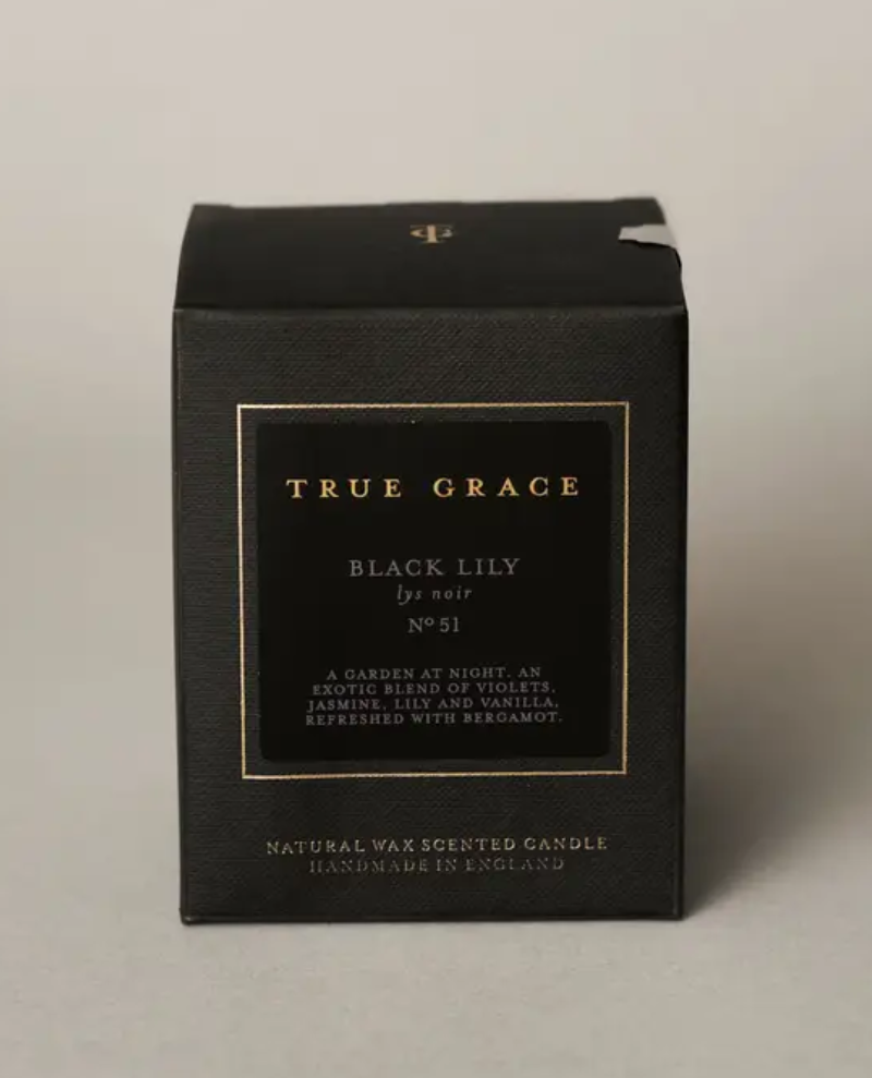 True Grace Black Lily Candle