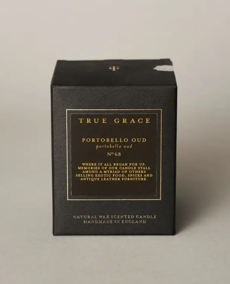 True Grace Portobello Oud Candle