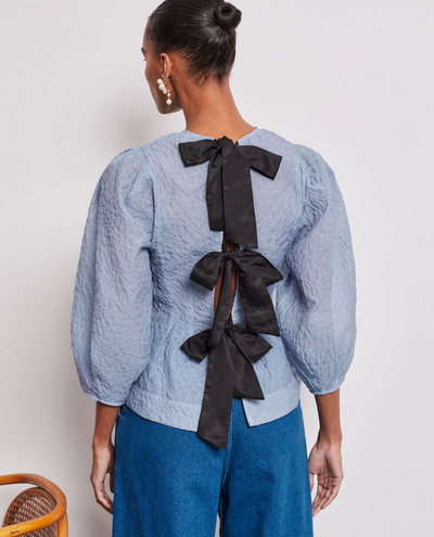 Vivere Ada Bow Back Blouse