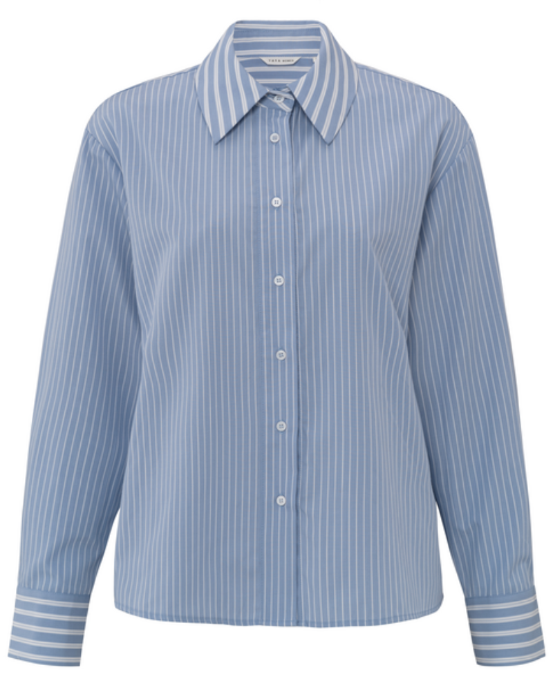 Yaya Blue Stripe Shirt