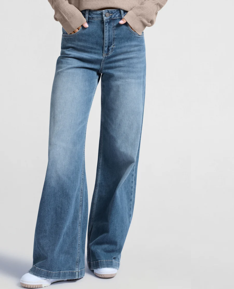 Yaya Extra Wide Light Blue Jeans