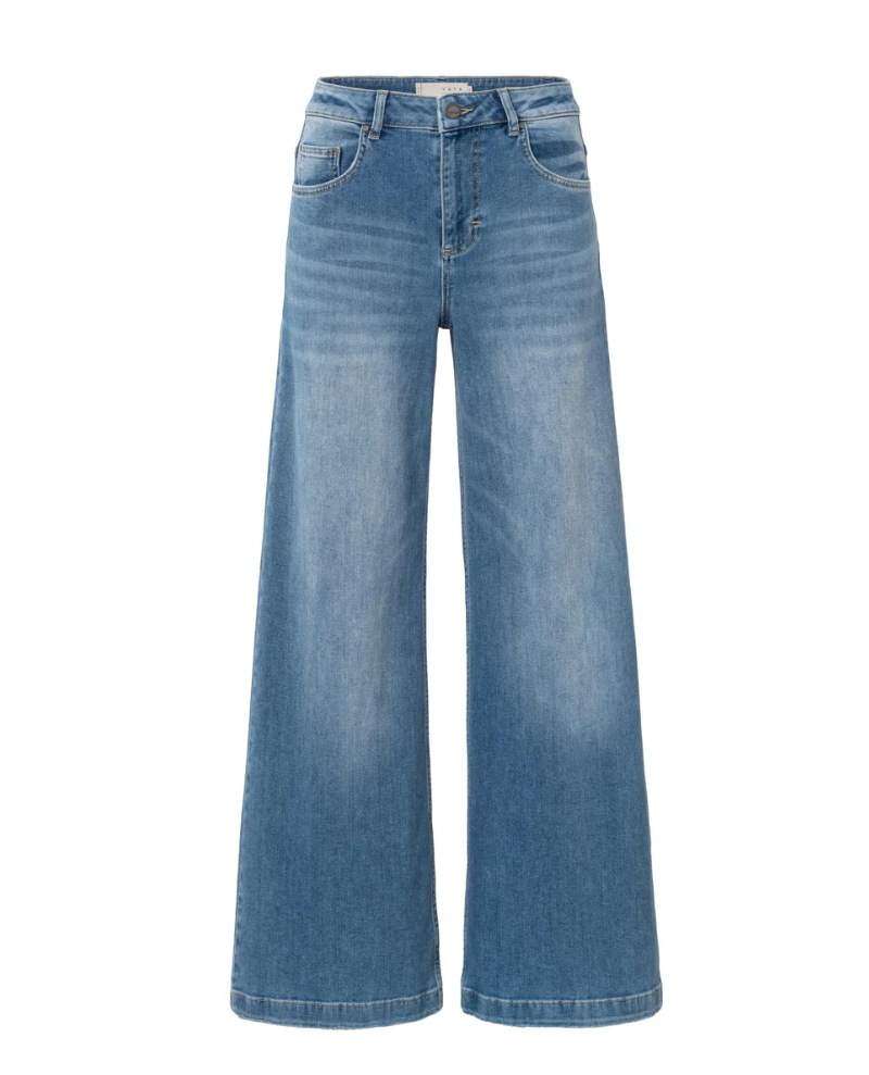 Yaya Extra Wide Light Blue Jeans