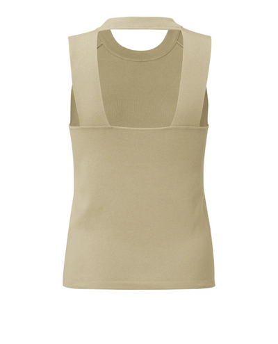 Yaya Light Green Tank Knit