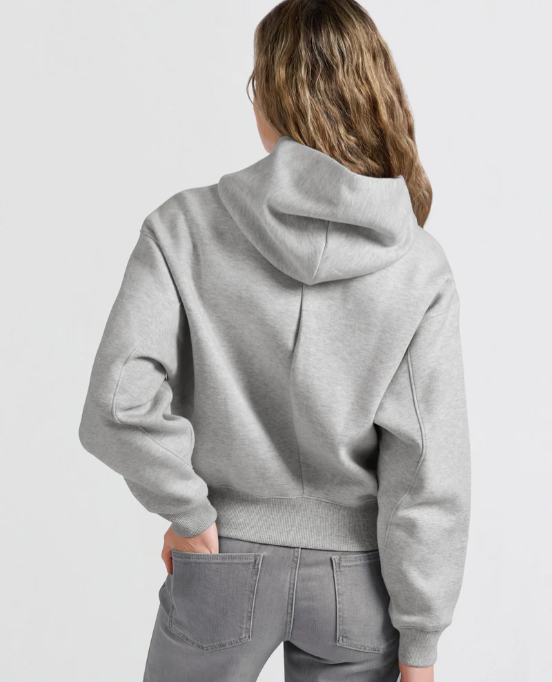 Yaya Light Grey Hooded Sweatshirt