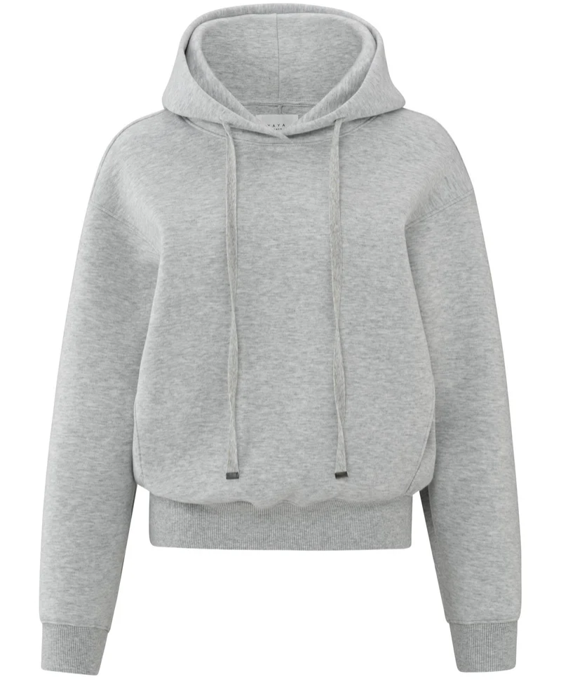 Yaya Light Grey Hooded Sweatshirt