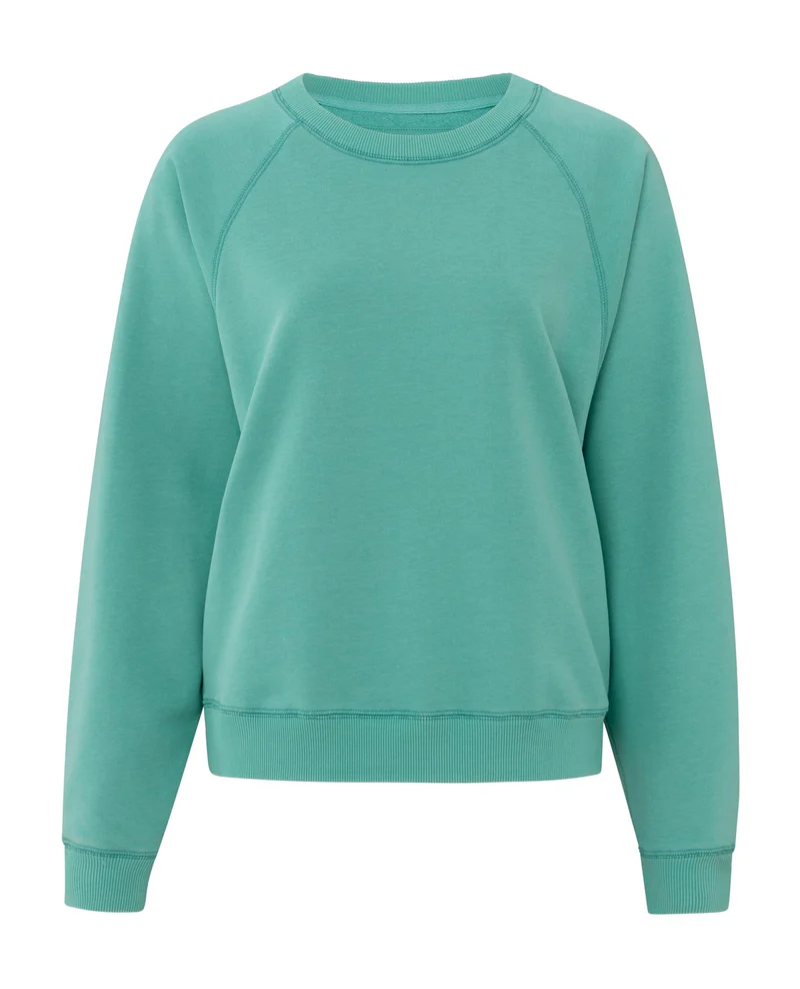 Yaya Pool Blue Raglan Sweatshirt