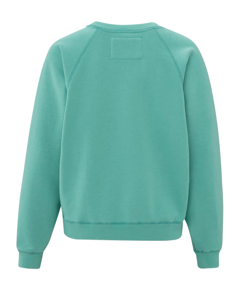 Yaya Pool Blue Raglan Sweatshirt